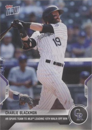 2021 Topps Now - Charlie Blackmon #526