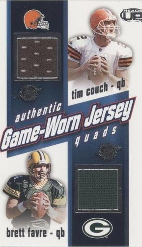 2002 Pacific Heads Up Brett Favre Donovan McNabb Drew Brees #50