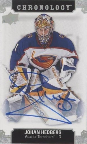 2018-19 Upper Deck Chronology - Johan Hedberg #FH-AT-JH