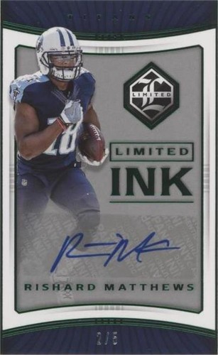 2017 Panini Limited Rishard Matthews #LI-RM