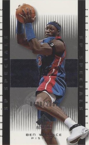 2002-03 SP Authentic - Ben Wallace #122