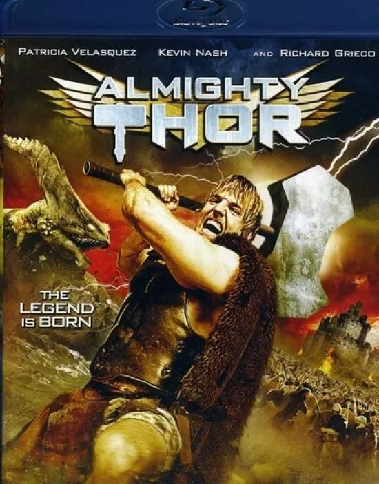 Almighty Thor (ASYLUM Blu-ray) DISC & COVER ART ONLY NO CASE UNUSED CONDITION