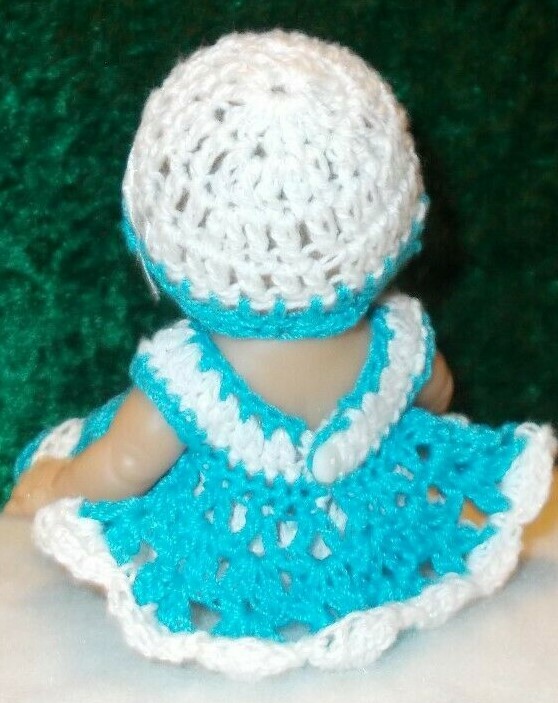 HAND CROCHETED DOLL CLOTHES FITS 5