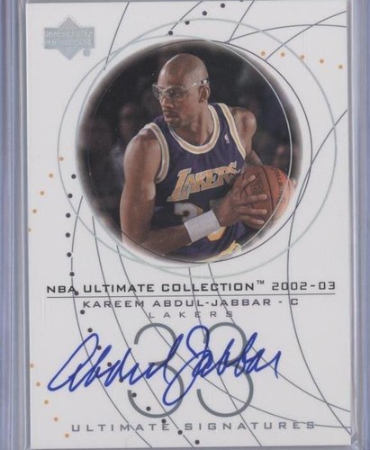 2002-03 Upper Deck Ultimate Collection - Kareem Abdul-Jabbar #KA-S