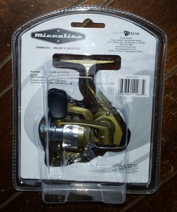 Microlite Spinning Reel (5.2:1 Gear Ratio) - Model #MLSP-210/CP