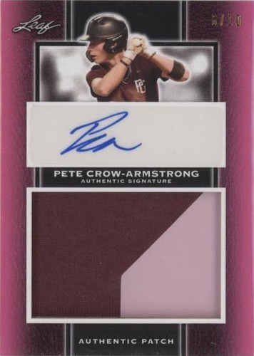 2019 Leaf Perfect Game National Showcase - Pete Crow-Armstrong #PA-PCA