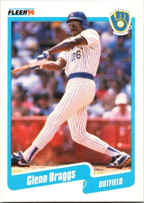 1990 Fleer - Glenn Braggs #317