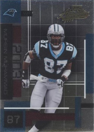 その他 1998 ULTRA MUHSIN MUHAMMAD MASTERPIECE Muhsin Muhammad Carolina Panthers 1998 Fleer Ultra Football Card