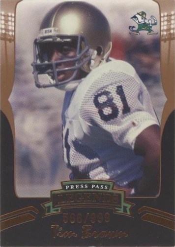 2006 Press Pass Legends Tim Brown #B68