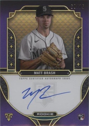 2022 Topps Triple Threads - Matt Brash #RA-BRA