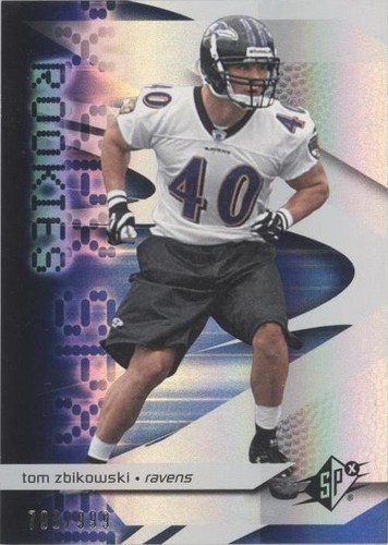 2008 SPx Tom Zbikowski #144
