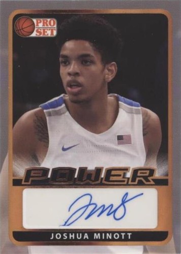 2021-22 Leaf Pro Set Power - Joshua Minott #PA-JM1