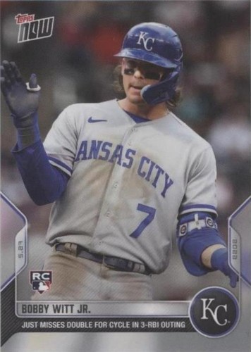 2022 TOPPS NOW AUTO-BLUE #3B BOBBY WITT JR. 26/49 PSA 9 | eBay