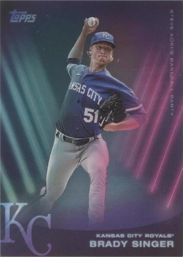 2022 Topps X Steve Aoki - Brady Singer #128