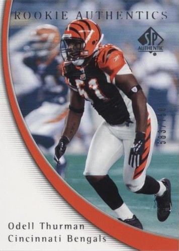 2005 SP Authentic Odell Thurman #148