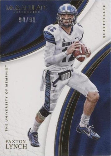 2017 Panini Immaculate Collection Collegiate Paxton Lynch #20