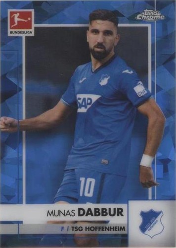 2020-21 Topps Chrome Bundesliga Sapphire Edition Munas Dabbur #49
