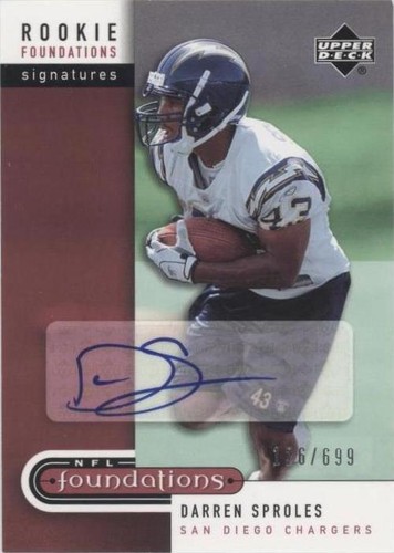 2005 Upper Deck NFL Foundations Darren Sproles #206