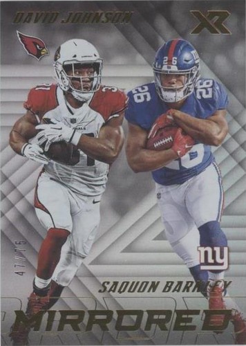 2018 Panini XR David Johnson Saquon Barkley #M-2