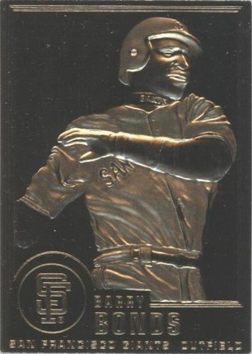 1995-10 Danbury Mint 22K Gold - Barry Bonds #66
