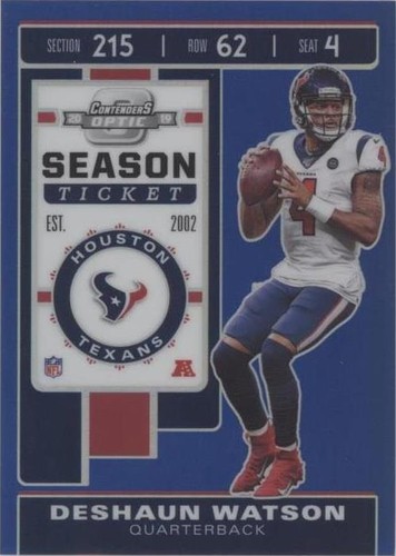 2019 Panini Contenders Optic Deshaun Watson #31
