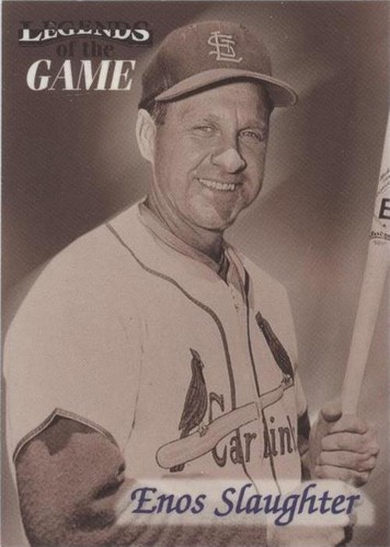 1998 Fleer Sports Illustrated Then & Now - Enos Slaughter #31