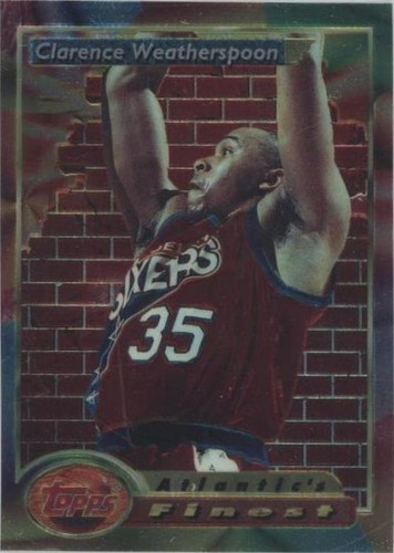 1993-94 Topps Finest - Clarence Weatherspoon #91