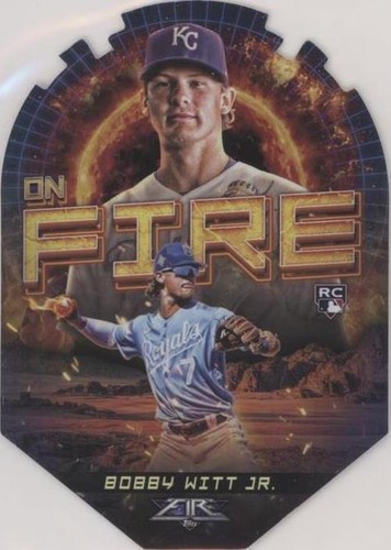 2022 Topps Fire - Bobby Witt Jr. #EF-29