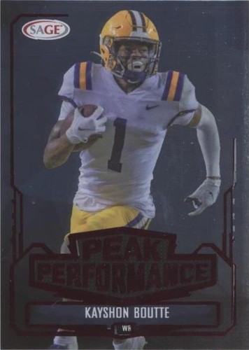 2022 SAGE Low Series Kayshon Boutte #PK-KB2