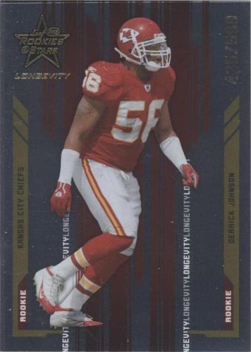 2005 Leaf Rookies & Stars Longevity Derrick Johnson #224