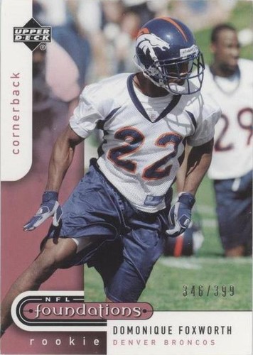 2005 Upper Deck NFL Foundations Domonique Foxworth #195