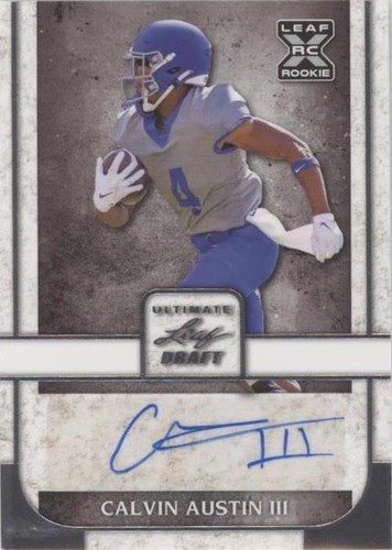 2022 Leaf Ultimate Draft Calvin Austin III #BA-CA1