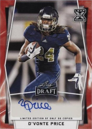 2022 Leaf Draft Limited Edition D'Vonte Price #BA-DP1