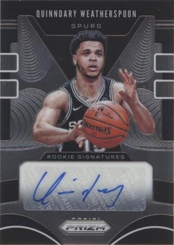 Quinndary Weatherspoon 2019-20 Panini Prizm Choice Green