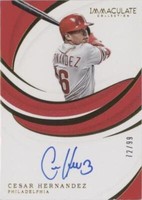 2019 Panini Immaculate Collection - Cesar Hernandez #S-CH