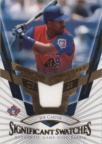 2004 SP Legendary Cuts - Joe Carter #SS-JC