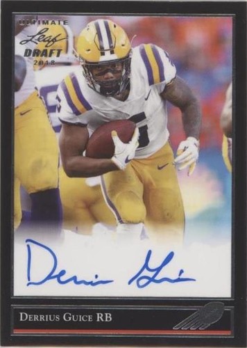 2018 Leaf Ultimate Draft Derrius Guice #BG-DG1
