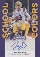 2020 Panini Contenders Draft Picks Joe Burrow #1