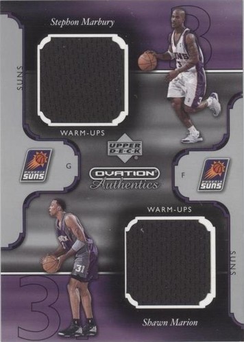2002-03 Upper Deck Ovation - Stephon Marbury/Shawn Marion #SM/SH
