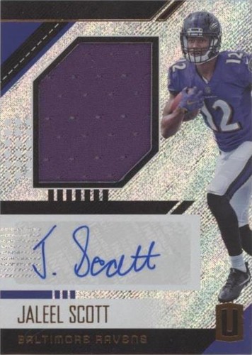 2018 Panini Unparalleled Jaleel Scott #RJA-JS