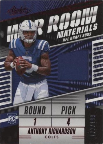 2023 Panini Absolute Anthony Richardson #WR-AR