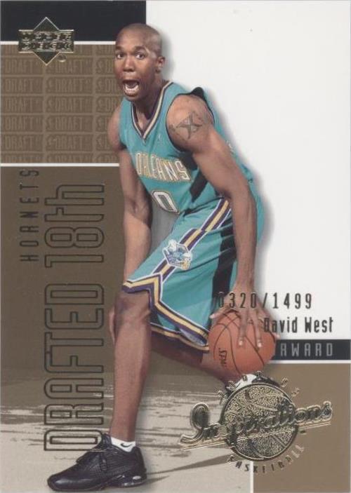 2002-03 Upper Deck Inspirations - David West #173