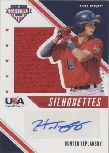 2020 Panini USA Baseball Stars & Stripes - Hunter Teplansky #USJ-HT