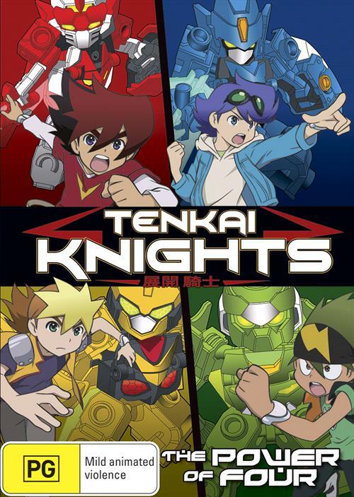 Tenkai Knights-The Power of Four : Vol 1 (DVD, 2013) for
