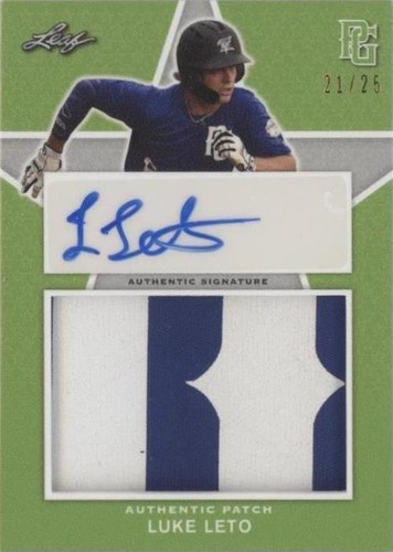 2020 Leaf Perfect Game National Showcase - Luke Leto #PA-LL1