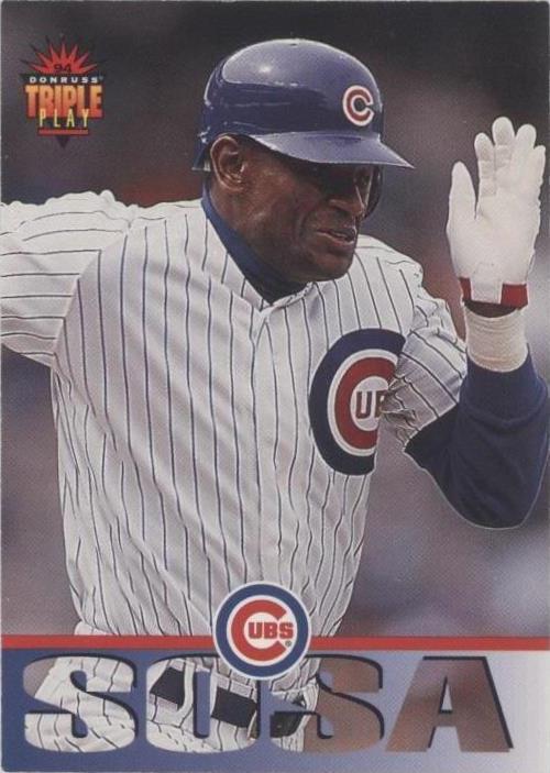 Donruss Triple Play 1994 - Sammy Sosa #78