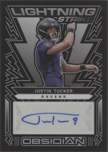 2022 Panini Obsidian Justin Tucker #LS-JTU