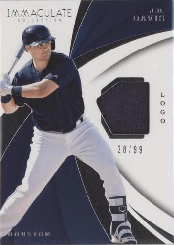 2018 Panini Immaculate Collection - J.D. Davis #IS-JD
