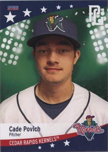 2022 Choice Cedar Rapids Kernels - Cade Povich #27
