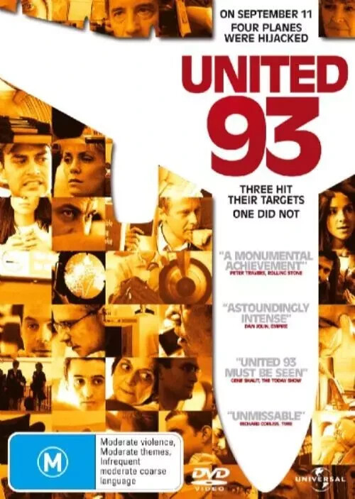 United 93 DVD (Region 4, 2006)